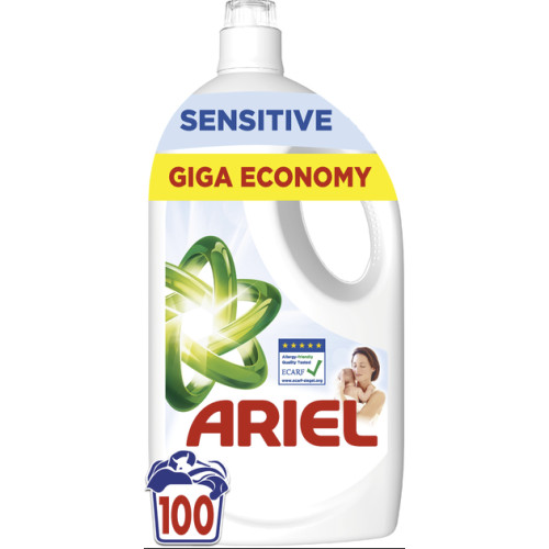 Гель для прання Ariel Sensitive Giga Economy, 100 прань